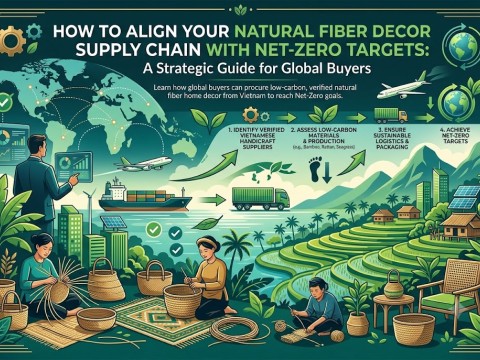 How to Align Your Natural Fiber Decor Supply Chain with Net-Zero Targets: A Strategic Guide for Global Buyers